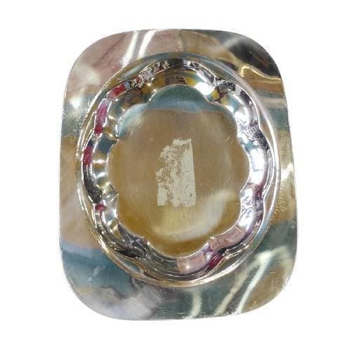 Rectangular Shape Silver Stainless Steel Tray