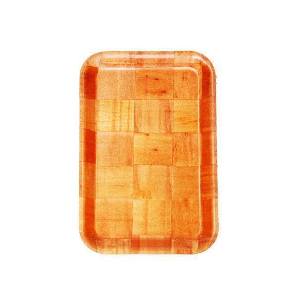 Multipurpose Rectangular Shape Wood Design Plastic Tray