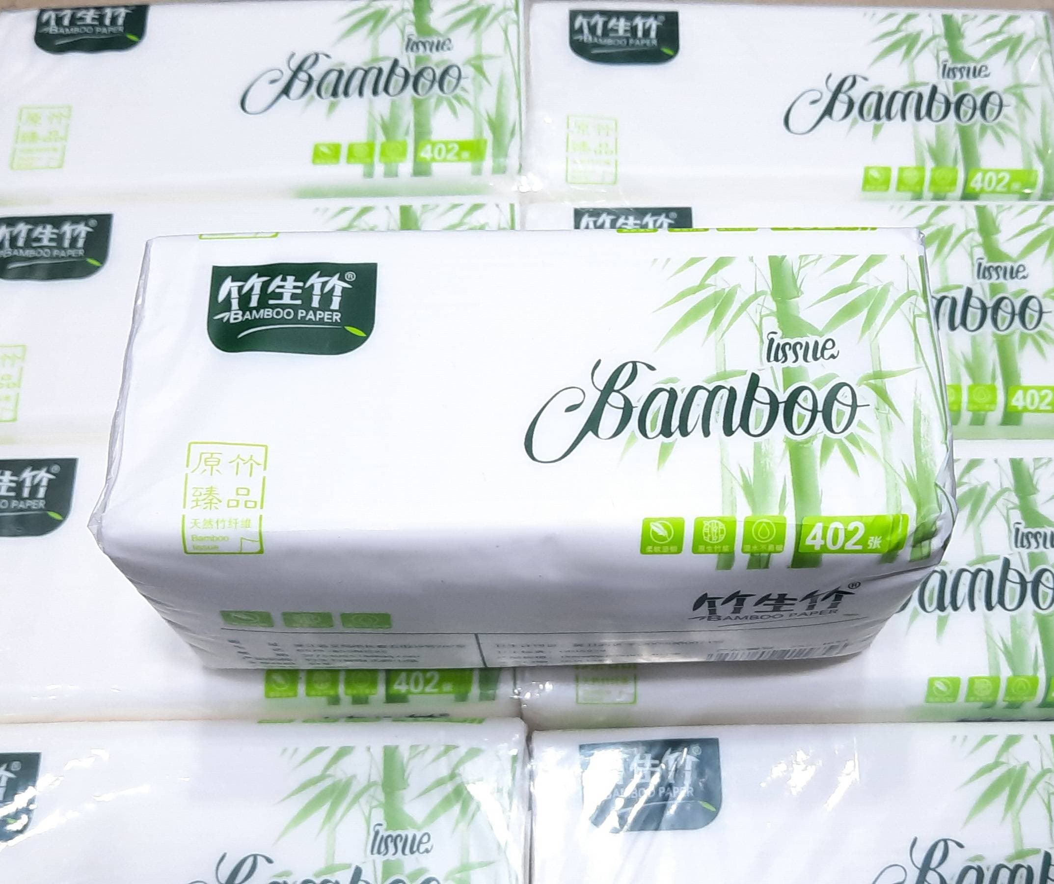 Imported Bamboo Facial Silky Soft Eco Friendly Tissue, Bamboo Pulp - 402 Sheets , 3Ply