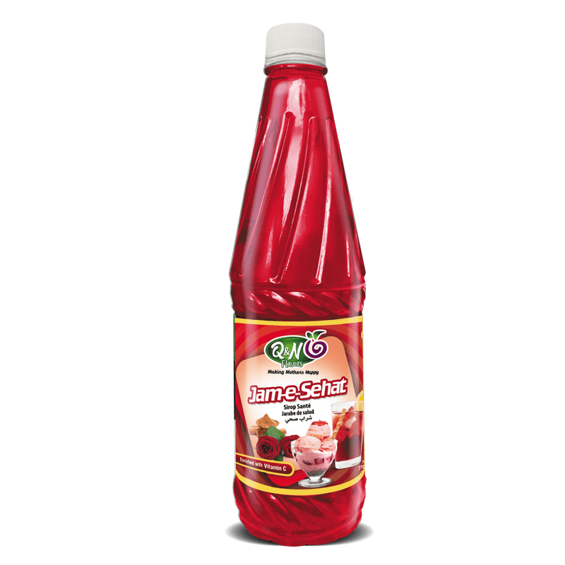 Q&N FLAVORS RED SYRUP 770ML