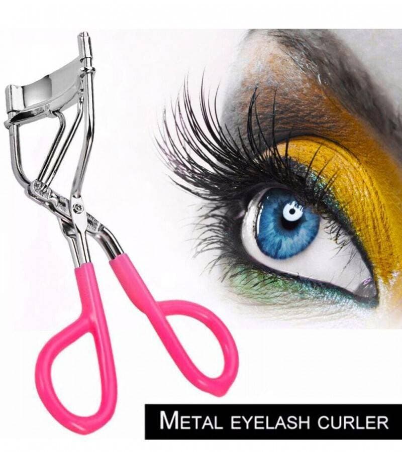 Portable Stainless Steel Handle Eyelashes Curling Curve Clip