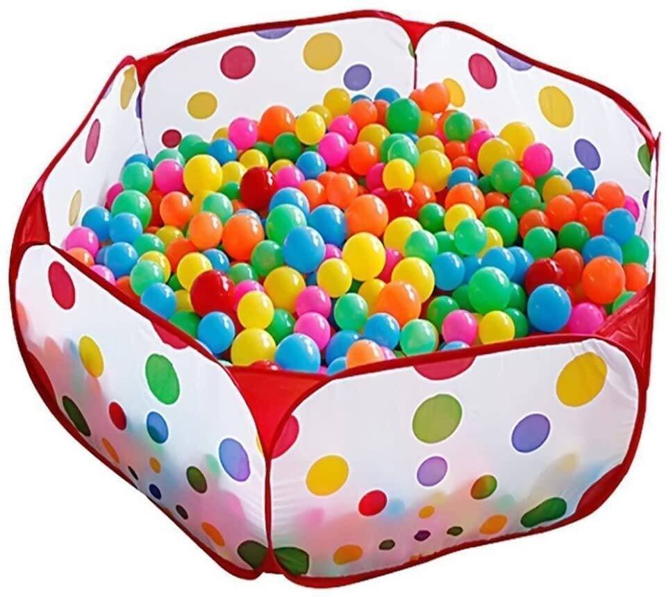Kids Ball Pit Pool Play Tent With Zippered Storage Bag