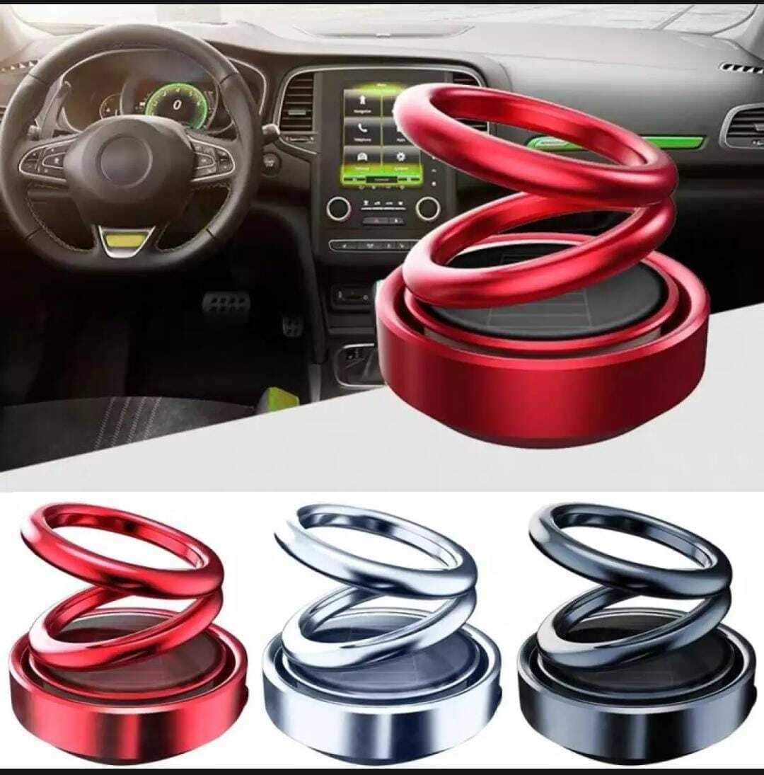 Sun Auto Rotation Car Air Freshener Perfume Dashboard