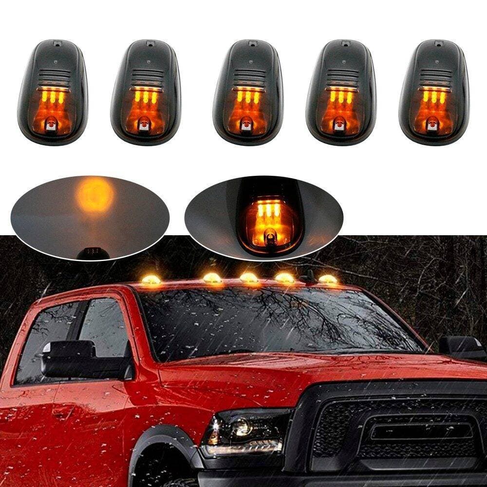Amber Jeep Cab Roof Light 5 Pcs - Set