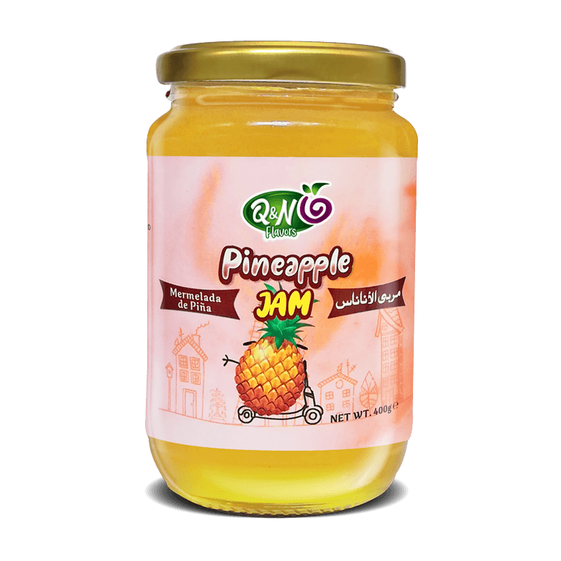Q&N FLAVORS PINEAPPLE JAM 400GM
