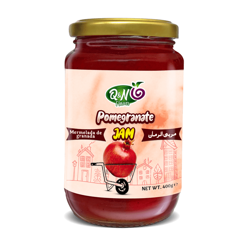 Q&N FLAVORS POMEGRANATE JAM 400GM