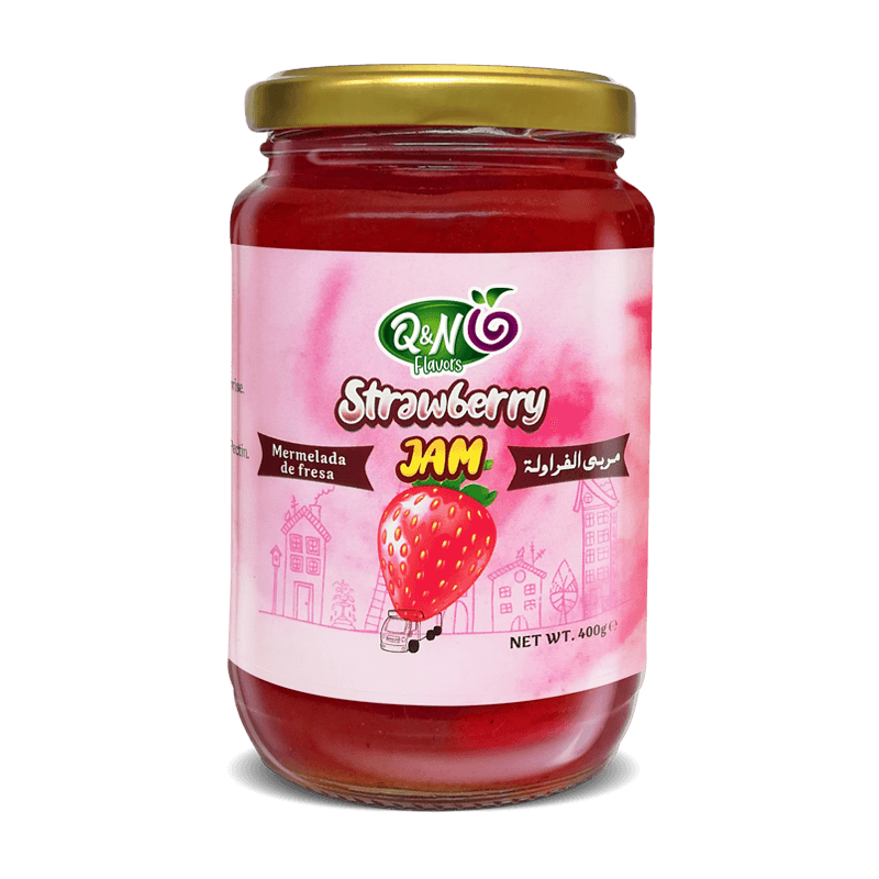 Q&N FLAVORS STRAWBERRY JAM 400GM