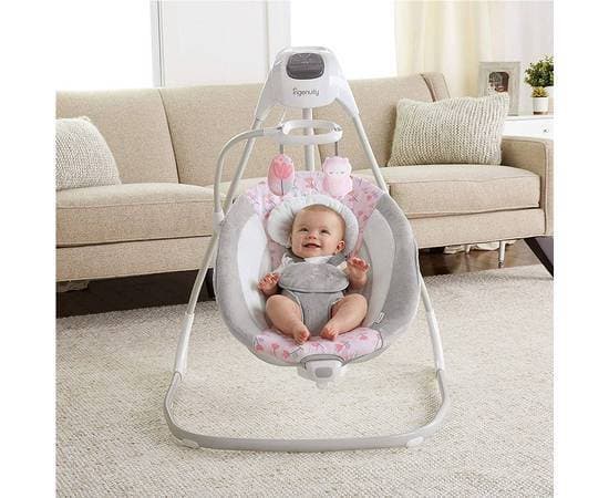 Ingenuity Dreamcomfort Inlighten Cradling Swing & Rocker Ingenuity Dreamcomfort Inlighten Cradling Swing & Rocker With Rotating 180Â° Seat Pemberton