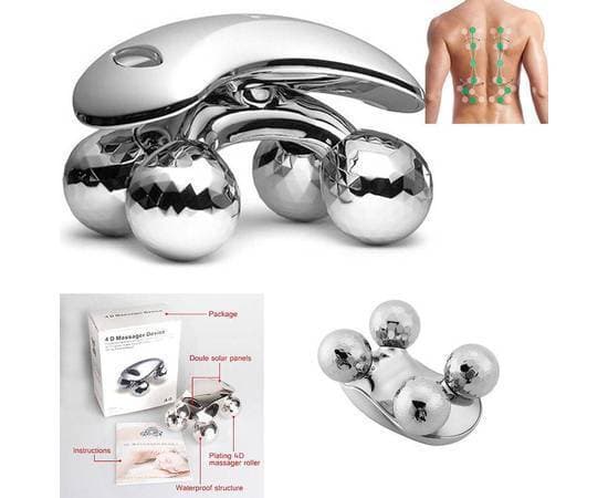 4D Roller Massager 360Â° Rotate Facial Massage Tool 4D Roller Massager Ver02 Face Massager