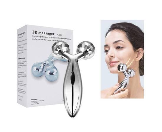 Cashwin Zl-206 3D Face Silver Massager 3D Face Massager