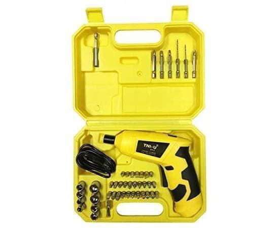 Rechargeable Cordless Electric Screwdriver Repairing Set