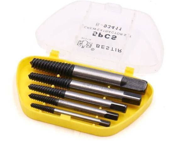 5 PCS-Set Screw Extractors, Damaged Broken Screws Removal Tool