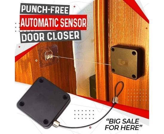 Multifunctional Automatic Door Closer Punch-Free Automatic Sensor Door Closer