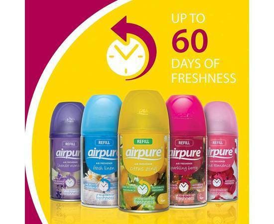 Airpure Air Freshener Refill 250 Ml 5.5 Inch An Intense And Exotic Fragrance With Both Musky And Floral