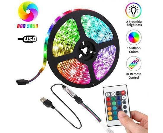 RGB Remote Control Led Strip Light 3 Colors Changing