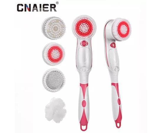 Electric Bath Body Cleansing Brush Massage Cnaier Long Handle Body Brush Relaxation Spa Shower Tool Body Brush Scrubber Ae-8284