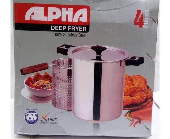 Deep Fryer Heavy Duty Stainless Steel Gas Fry Chips Steaks Zinger Fish French Fries Broast