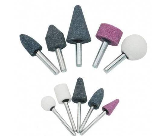 Inditrust 5 PCS 1-4 Shank Mounted Stones For Dremel And Other Rotary Bit Set