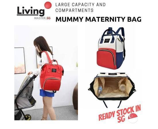 Large Capacity Zipper Baby Care Backpack For Travel