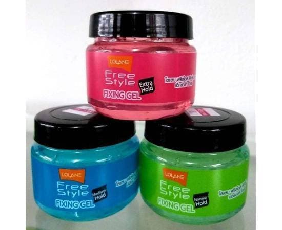 Lolanee Freestyle Fixing Hair Gel Natural Hold Men And Women Hair Gel Curly Hair Strong Modeling Gel Water Spray Head Type Hair Gel - 1-Piece