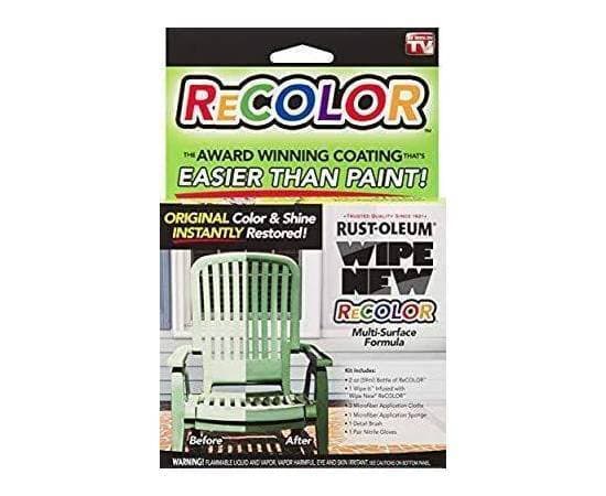 Rust-Oleum Recolor By Wipe Multi-Surface Formula Wipe Rust-Oleum Kit Recolor Paint Restorer With Wipe