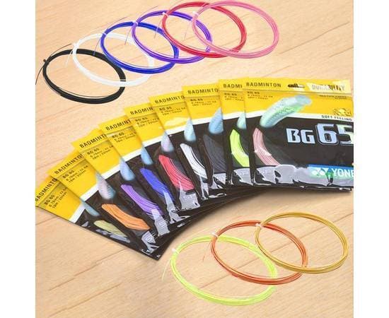 Badminton Racket String Bg65 Durable High Elastic Badminton Line High Quality And Durable String 10M