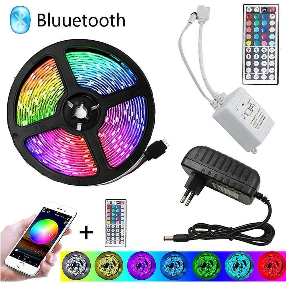 Rgb Led Strip Light 3528 44 Key Remote Controller Flexible