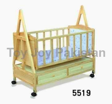 Baby Wooden Durable Cradle Bed