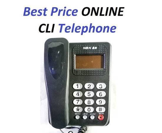 Wall Mountable Telephone Set With Caller Id Cli Direct Plug