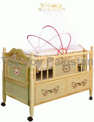 Baby Cot Bed Wooden