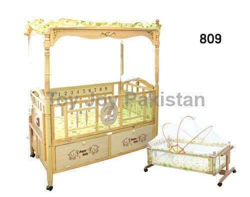 Baby Wooden Cot Bed - New Design