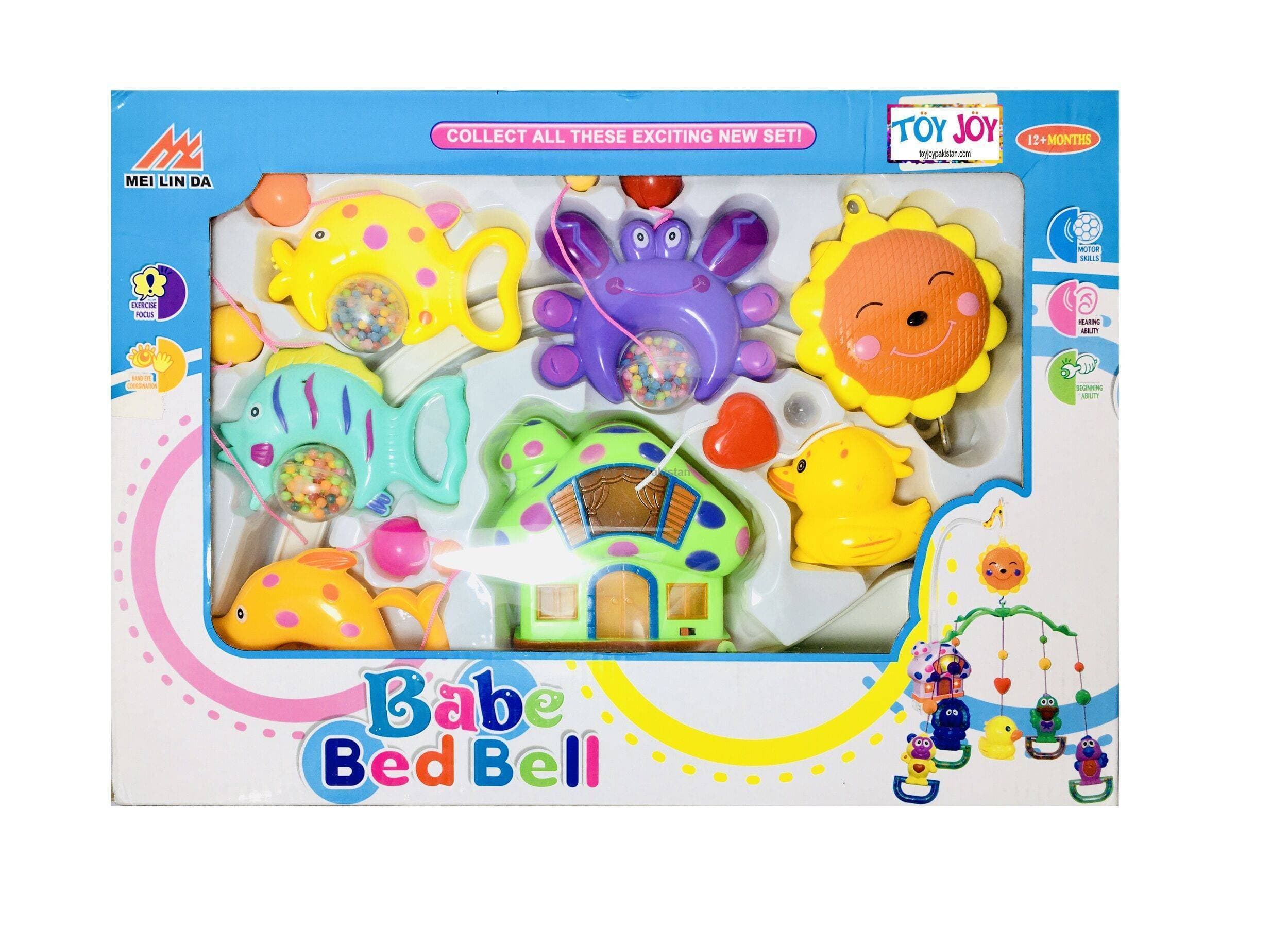 Musical On The Crib Babe Bed Bell The Clockwork House Lights Up 15x 11 x 2.5