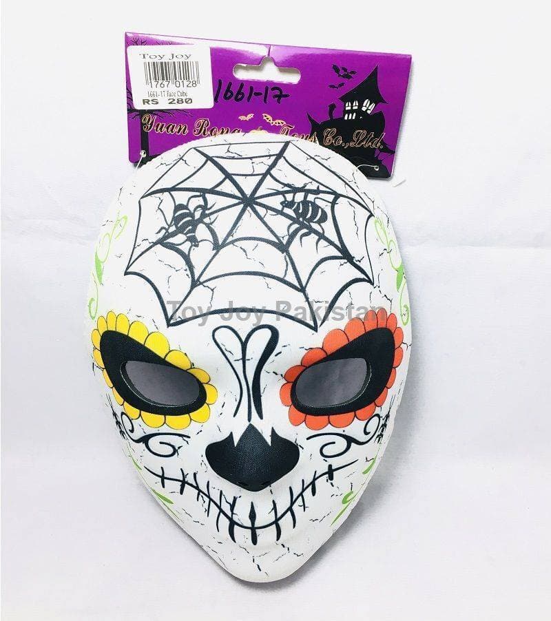 Day of The Dead Face Mask Sugar Skull Senor Bones Plastic Mask