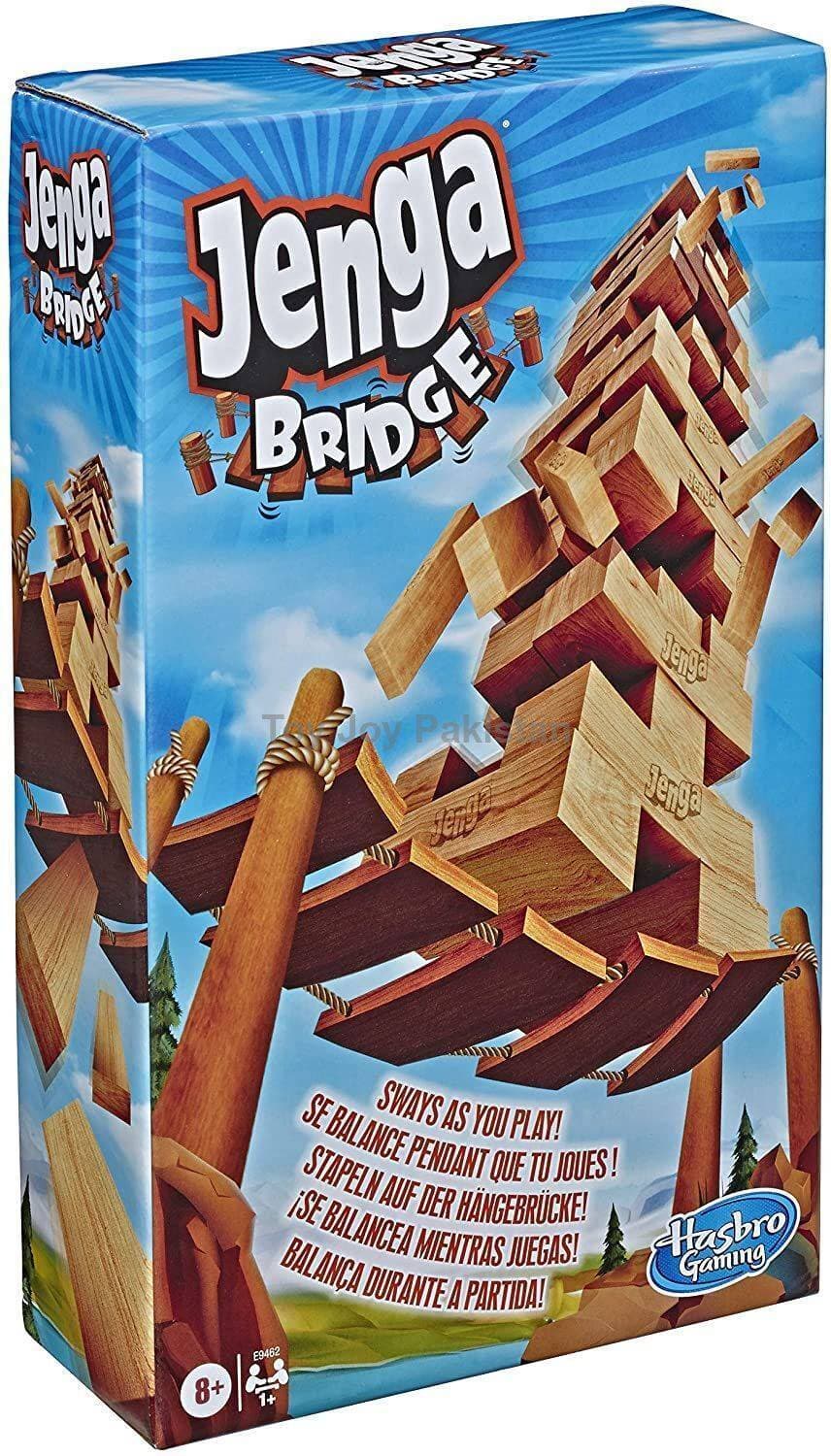 Hasbro Jenga Bridge Stacking & Balancing Game 1+ Players 8+ Years