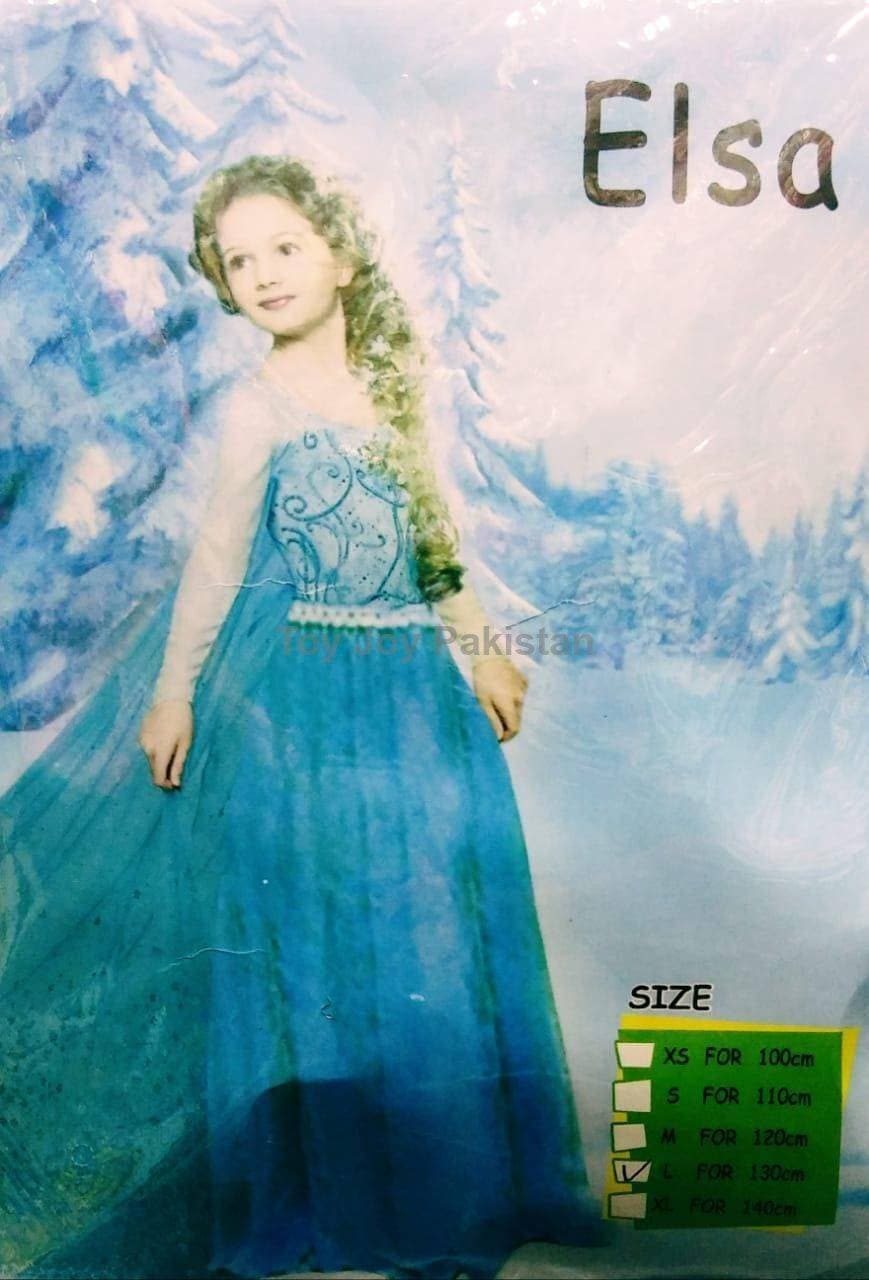 Elsa Beautiful Costume Princess Dress For Kids S M L Size