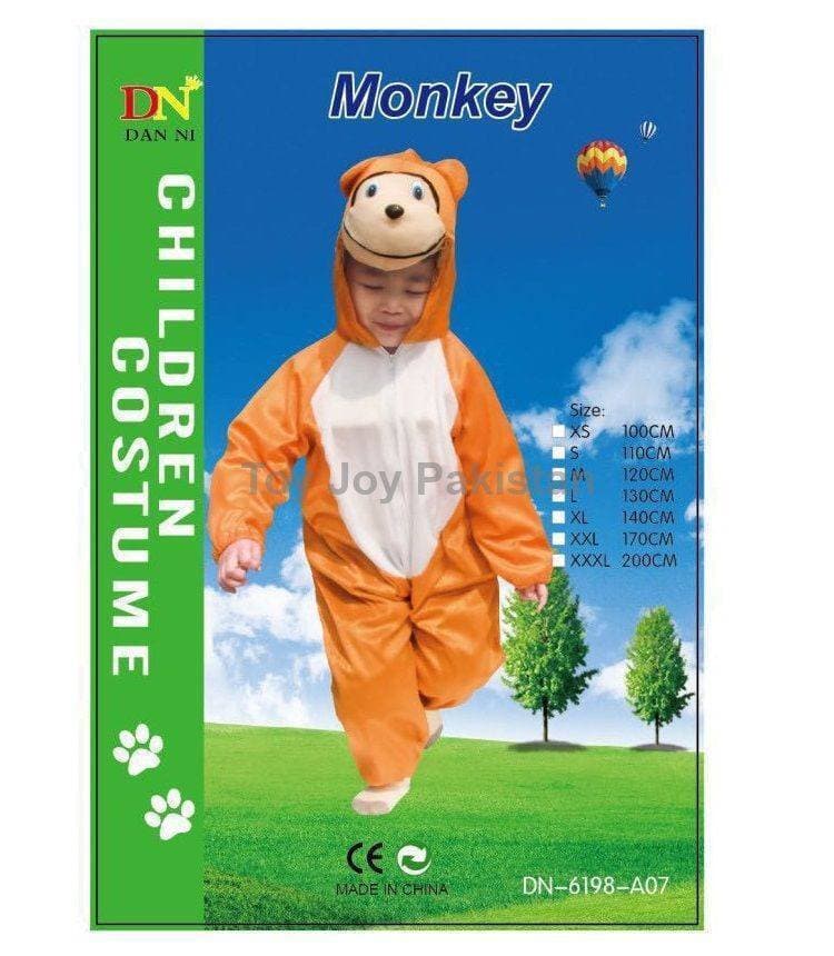 Monkey Costume For Kids 3-9 Years