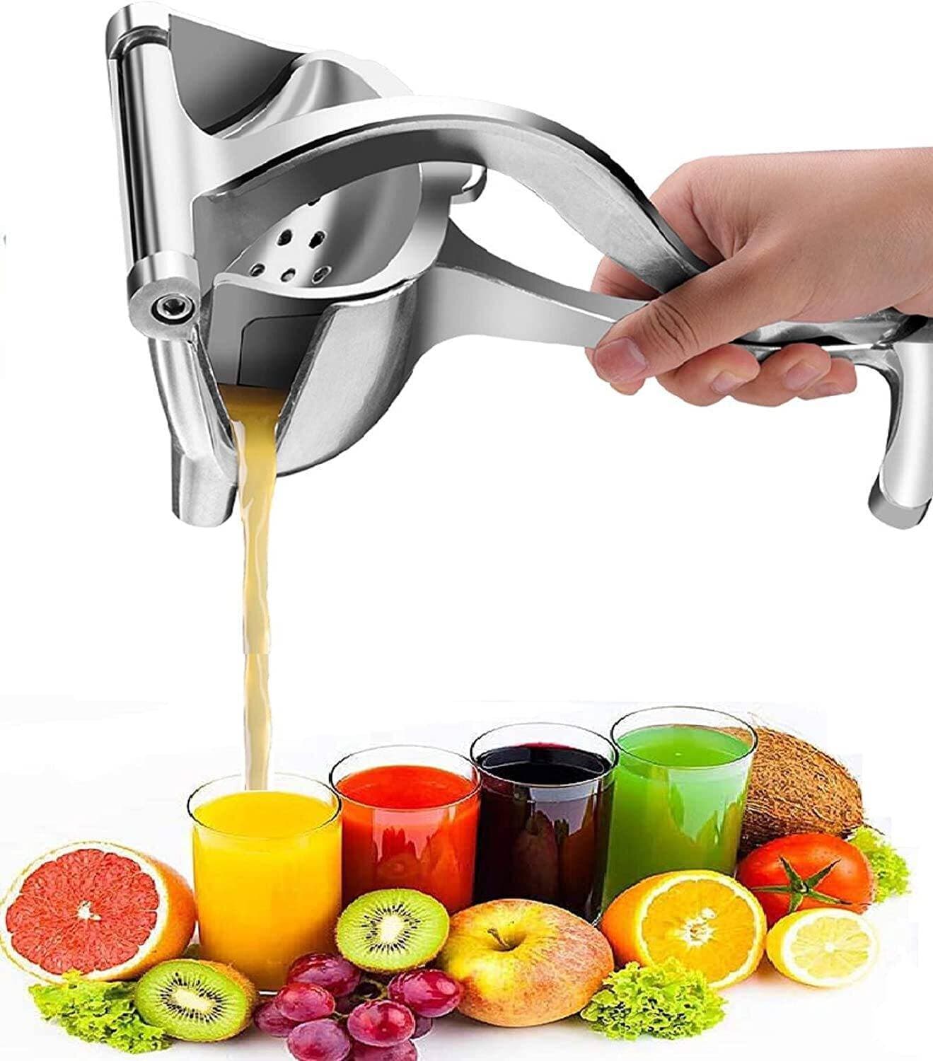 Manual Juicer, Fruit Press Juicer Made Of Heavy Duty Aluminum Alloy