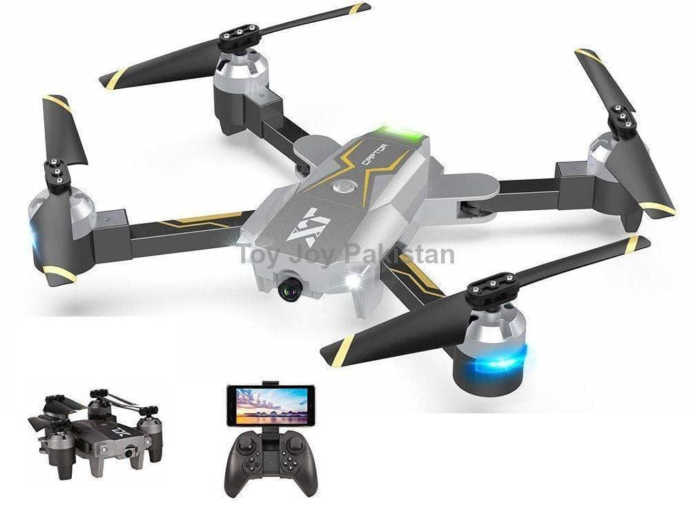 Attop X-Pack 8 720P Wide Angle Camera Wifi FPV Foldable Drone Altitude Hold Optical Positioning Quadcopter RC Toy Gift