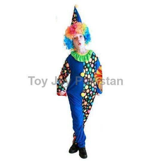 Circus Amusing Clown Kids Children Halloween Park Party Costumes for Boy Girl 3-9 Years
