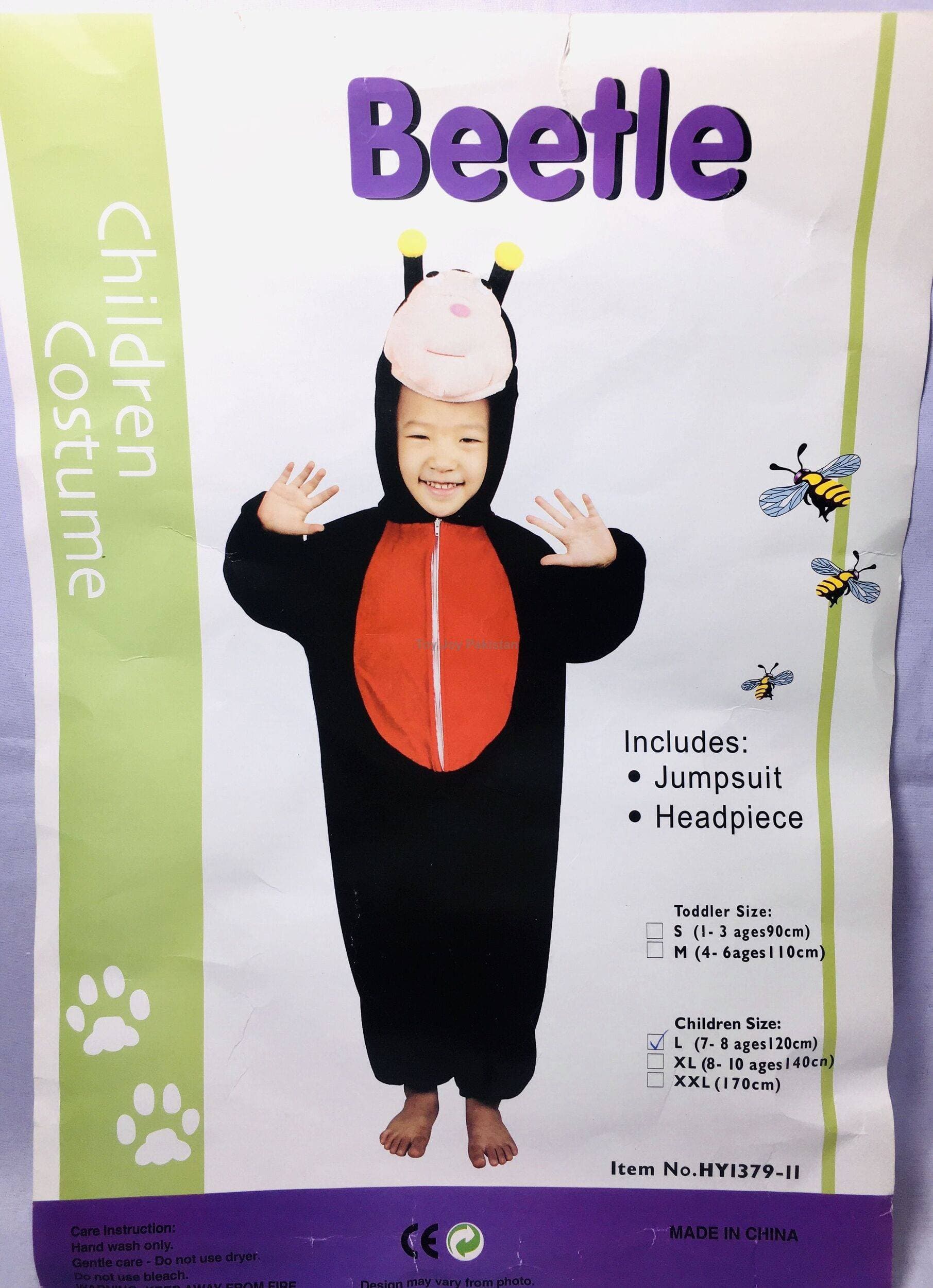 Beetle Costume for Boy Girl 3-9 Years