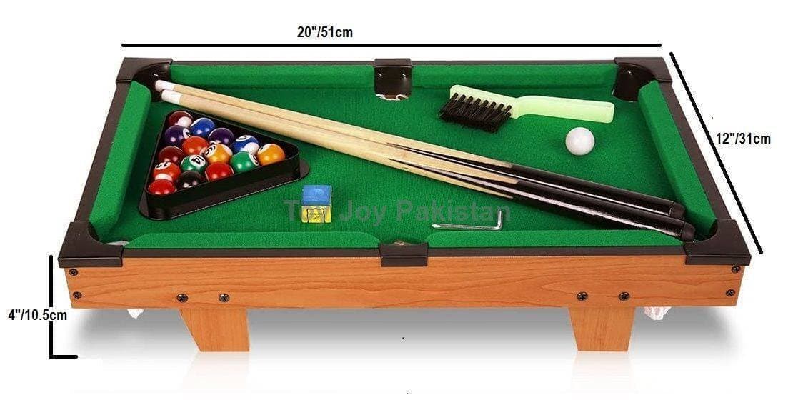 Kids Pool Table Billiard Snooker Board Wooden Games Toy ( 20x124 )