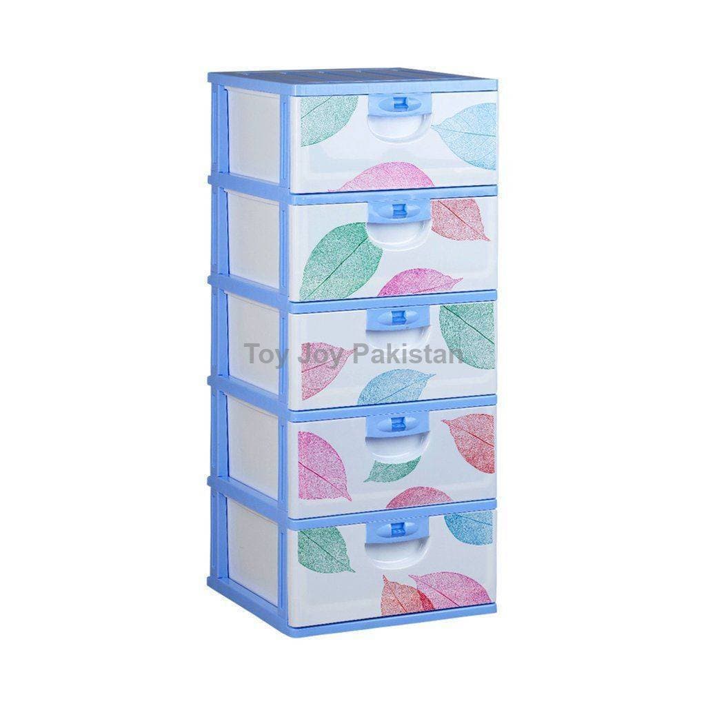 CP-864 Classic Drawer 5 Layers 5 Drawers Printed Designs 15 x 14 x 36 (38x36x91cm)