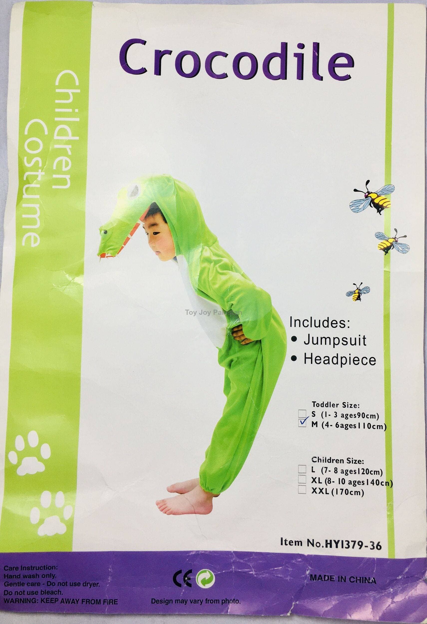 Crocodile Costume For Kids 4-9 Years