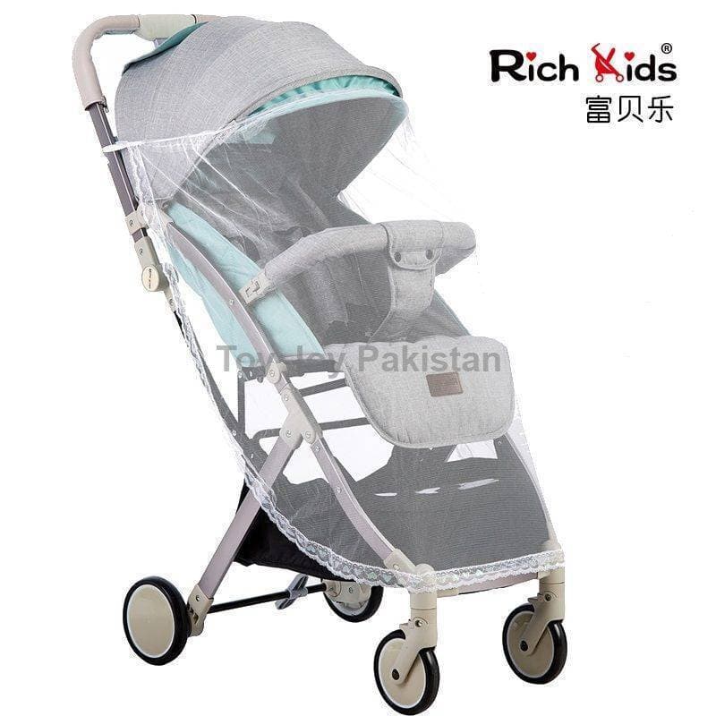 Rich Kids Travelling Baby Stroller Elegant Design Alloy Body ,Shocks ,One Hand Folding 0-3 Years