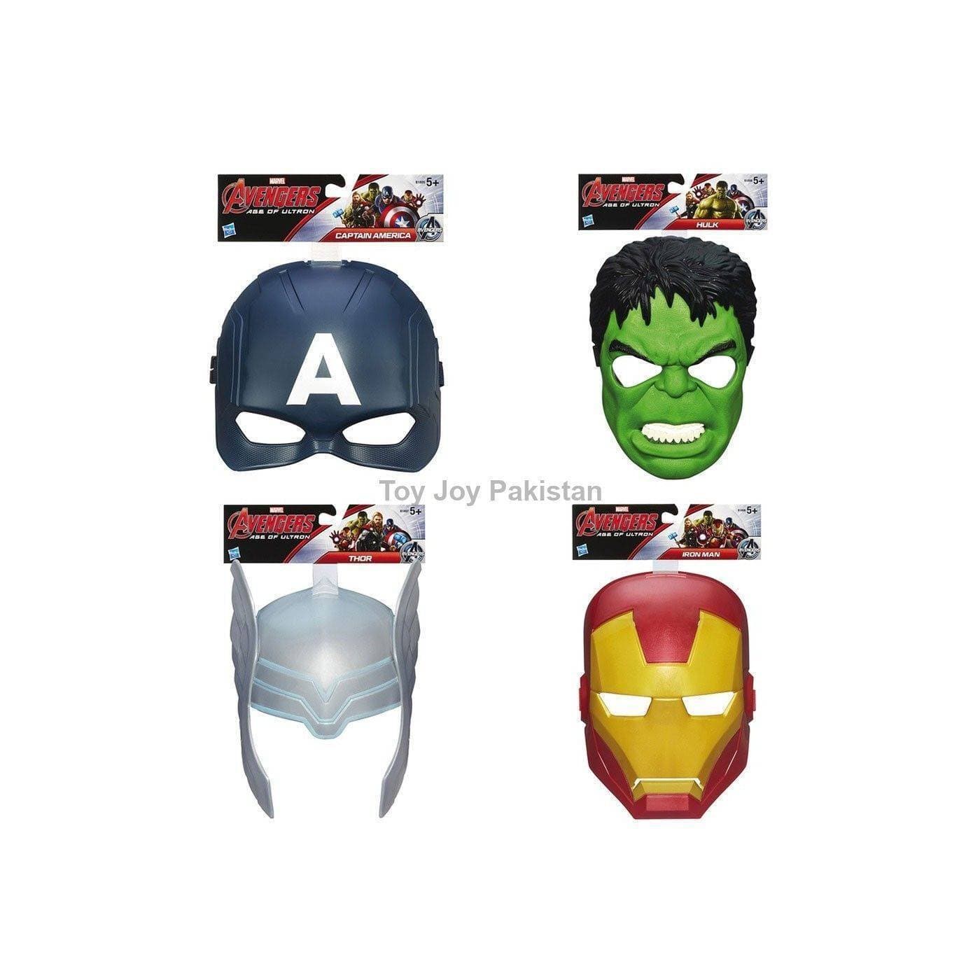 Hasbro Marvel Avengers Face Mask Hulk , Thor , Captain America & Ultron
