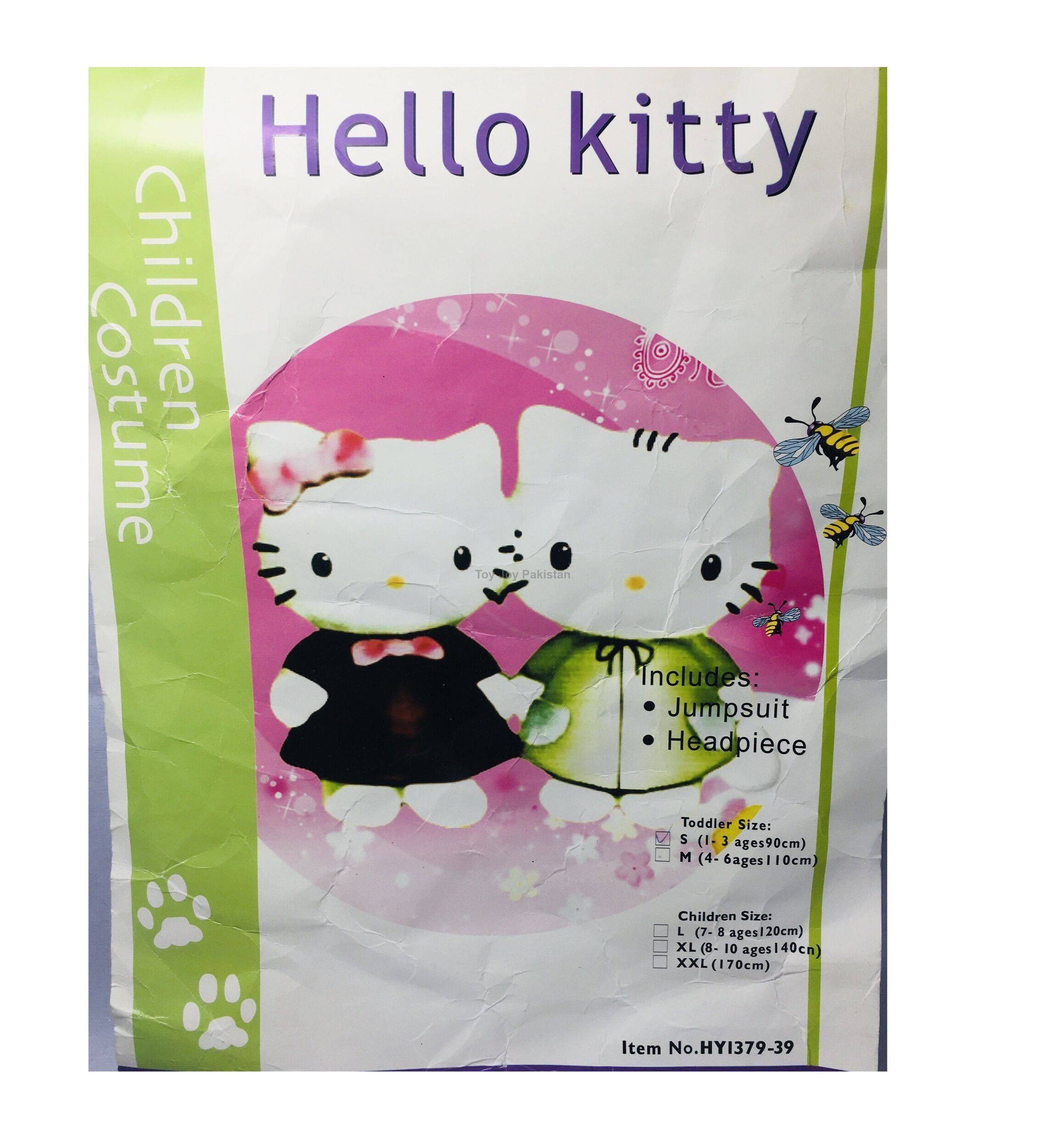 Hello Kitty Costume For Kids 3-9 Years