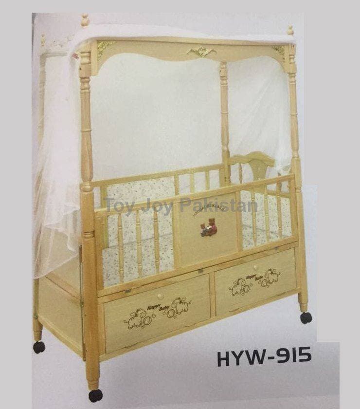 New Design Baby Wooden Cot Bed