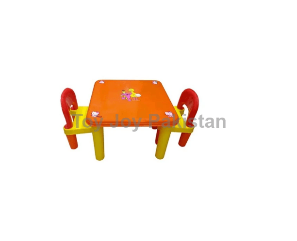 Evergreen Jumbo Table Chair 3 Pcs Set Plastic