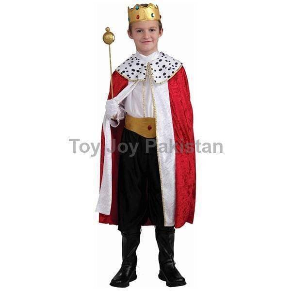Kids Regal King Costume For Kids Includes Crown, Robe, Shirt, Belt, Pant & Anklet 4-12 Years