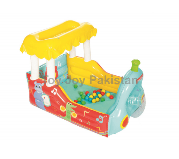 Bestway Jump O Lene Bouncy Fisher Price With 25Pcs Ball Pit 32m x 94cm x 89cm